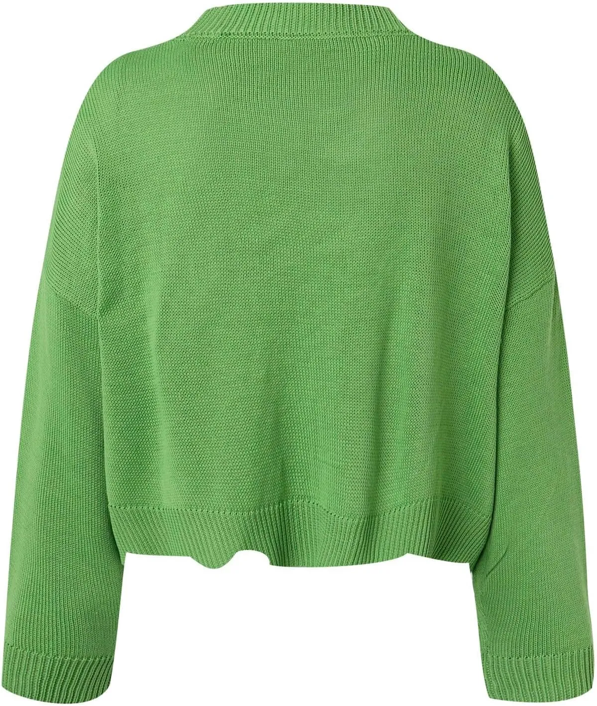 2023 Women's Cardigan Sweater V Neck Button-Down Soft Coats Long Sleeve Oversized Knit Cardigans Trendy Lightweight Jacket