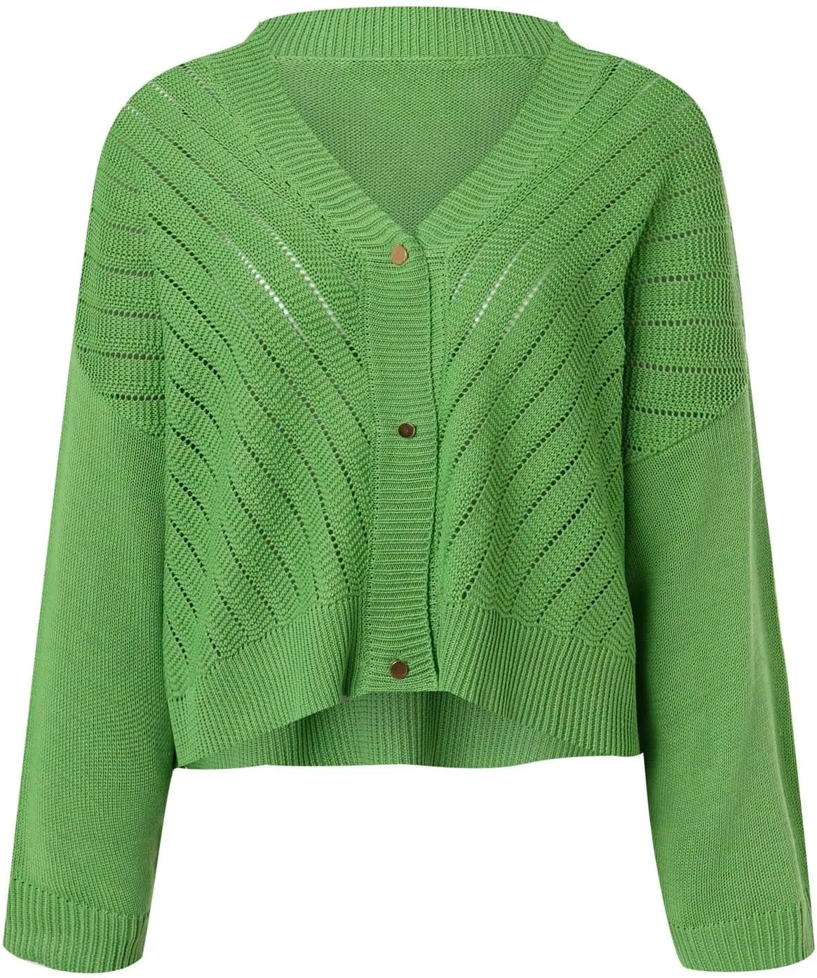 2023 Women's Cardigan Sweater V Neck Button-Down Soft Coats Long Sleeve Oversized Knit Cardigans Trendy Lightweight Jacket