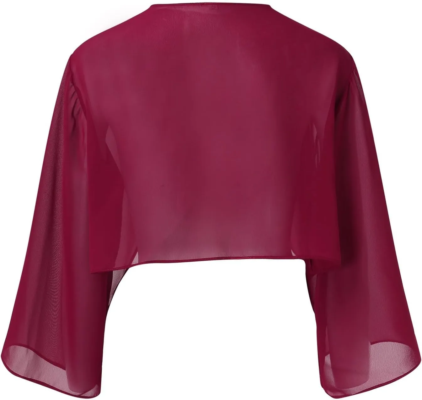 2023 Women's Short Sleeve Bolero Shrug for Dresses Open Front Chiffon Cropped Cardigan Loose Sheer Cardigans Coat Shawls