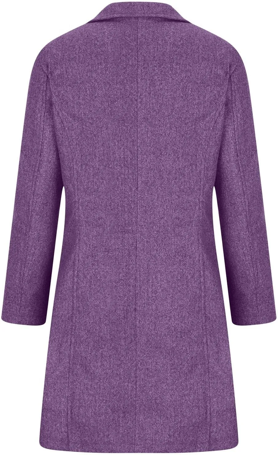 BZGTZT Winter Coats For Women 2022 Fashion Mid-Length Stand Collar Trench Coat Wool Blend Pea Coats Business Jacket Outwear