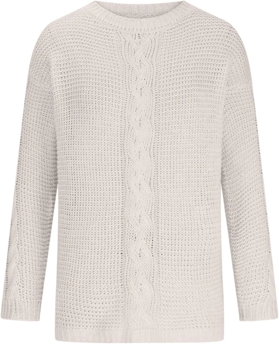 Cable Knit Sweater Women Cozy Plus Size Chunky Pullover Sweaters Ladies Soft Long Sleeve Knitted Winter Sweater