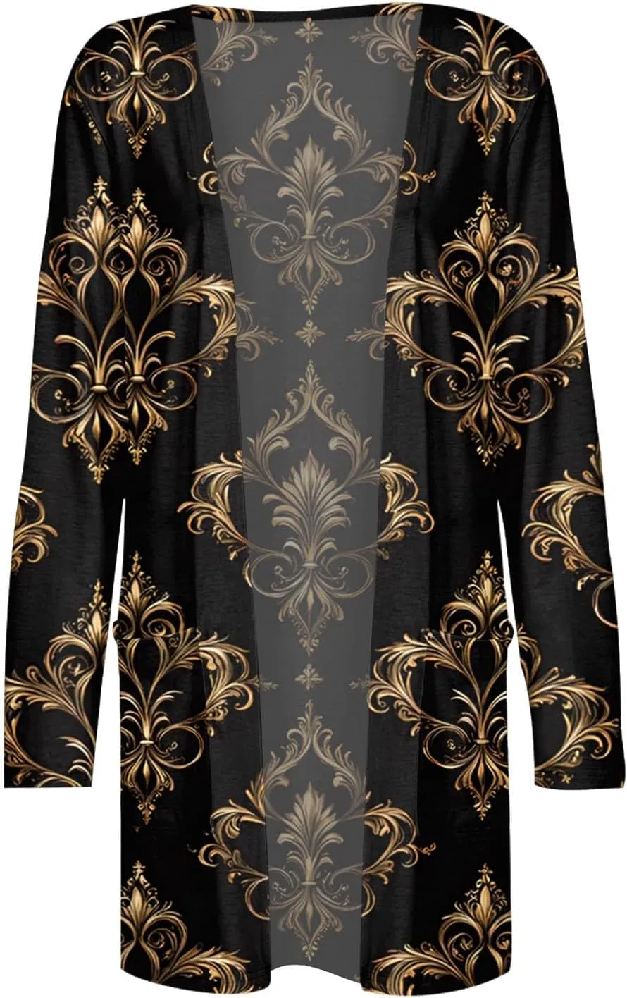 Cardigan for Women, Open Front Casual Lightweight Long Trendy Sweater Going Out Cozy Outfits