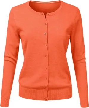Cardigan Plus Size Women's Round Neck Cardigan Knitted Long Sleeved Large Yards Loose Solid Color Short Nice