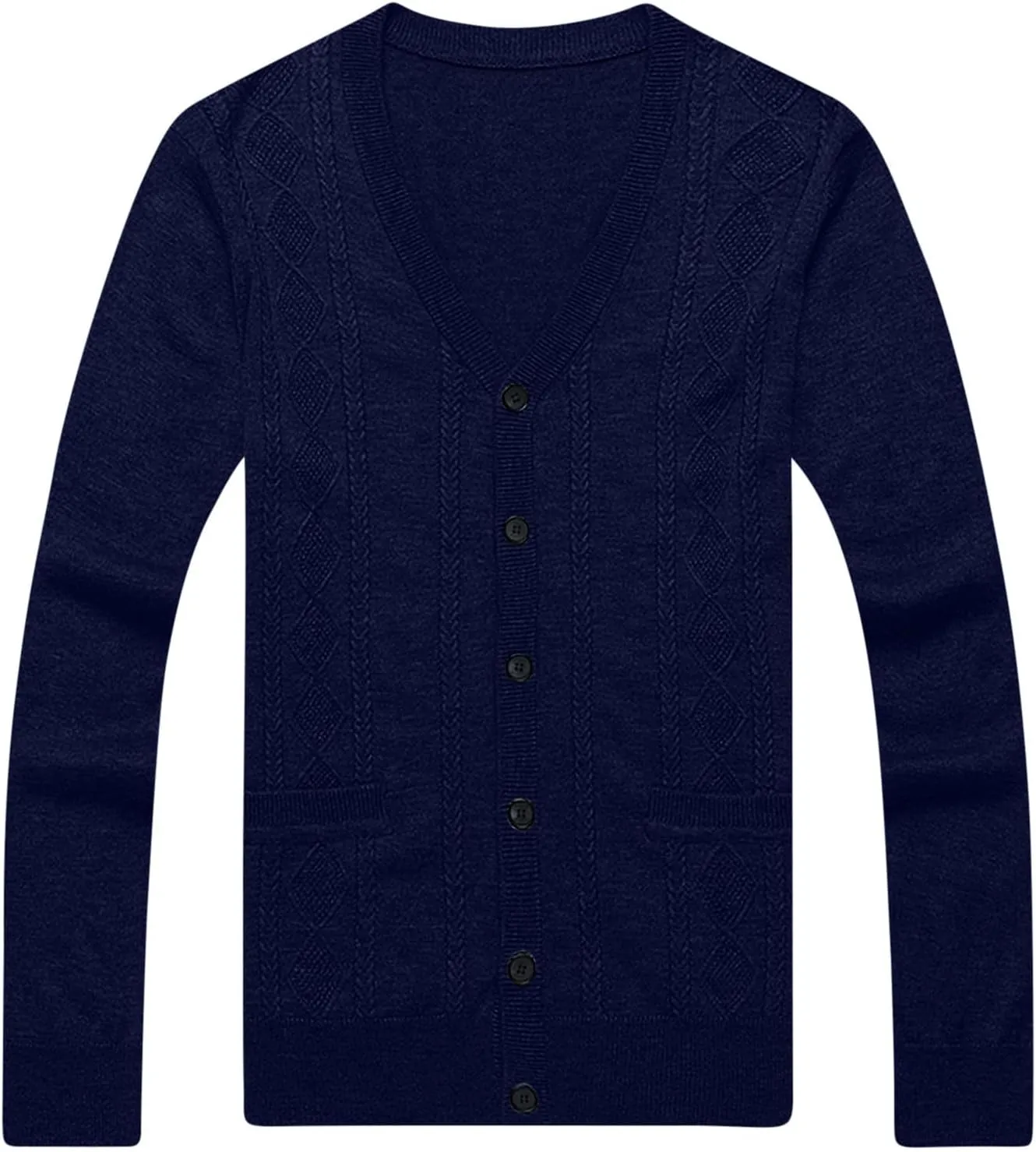 Cardigan Sweaters for Mens Soft Knitted Cardigan Button Down Sweater V Neck Long Sleeve Sweaters Winter Coat Men