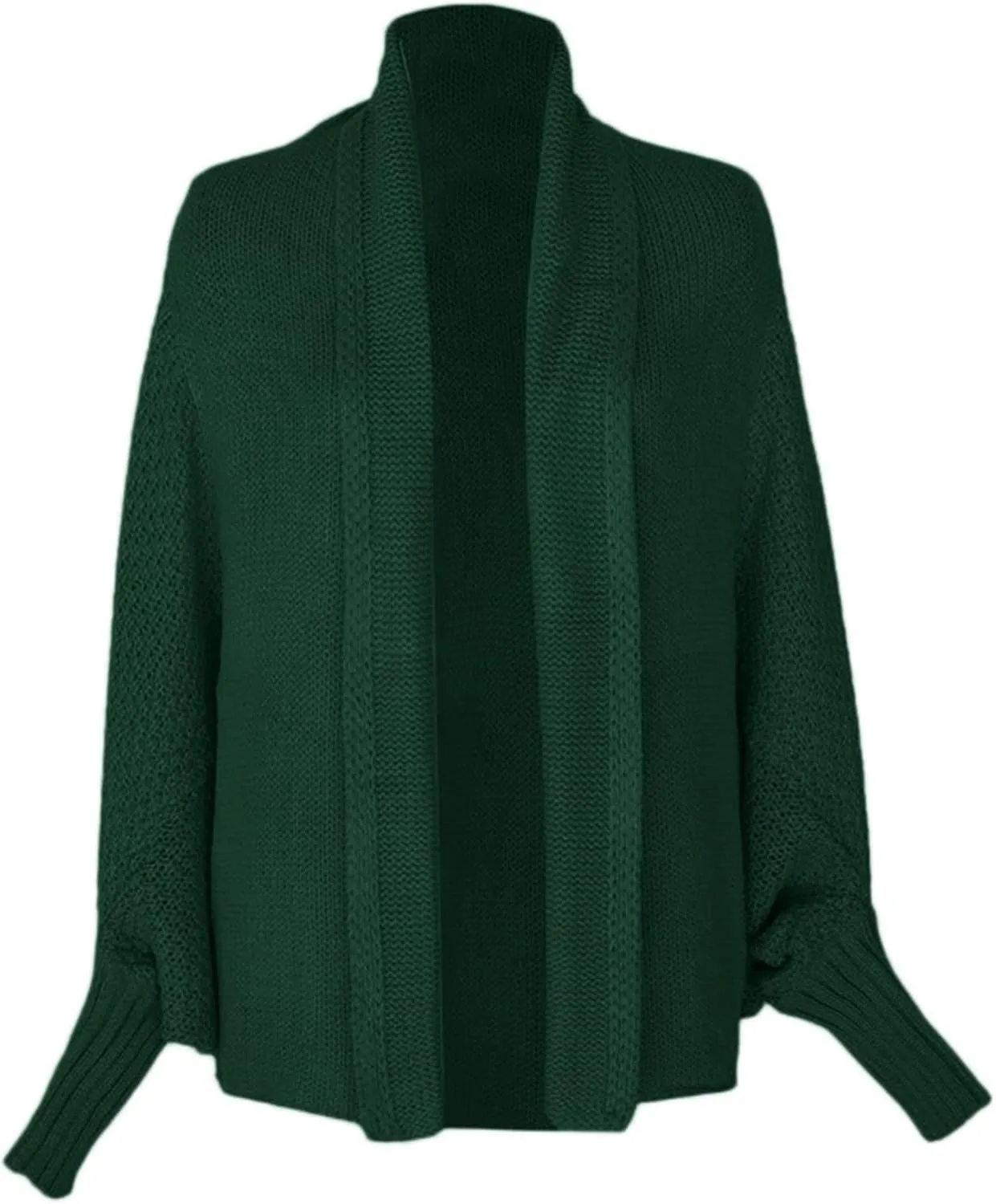 Cardigan Sweaters for Women Oversized Chunky Knit Kimono Slouchy Wrap Batwing Open Front Outwear Coat