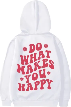 Children's Kids Hoodie Floral Alphabet Print Long Sleeve Fashion Cozy Fall Winter Sweatshirt Hoodies for Teen Boys Girls