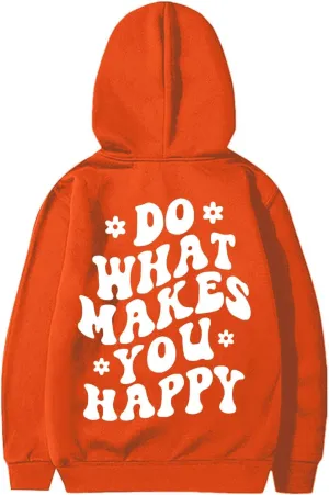 Children's Kids Hoodie Floral Alphabet Print Long Sleeve Fashion Cozy Fall Winter Sweatshirt Hoodies for Teen Boys Girls