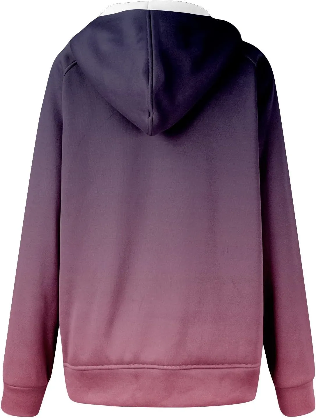 COTECRAM Womens Full Zip Up Hoodie Long Sleeve Oversized Graphic Sweatshirt Fall Jacket with Pockets Fashion Clothes 2024