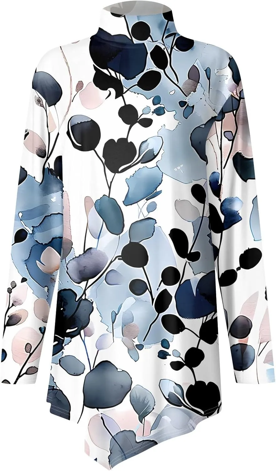 Fall Tops For Women 2024 Casual Long Sleeve Pullover Fashion Print Oversized Sweatshirt Flannel Soft T Shirts