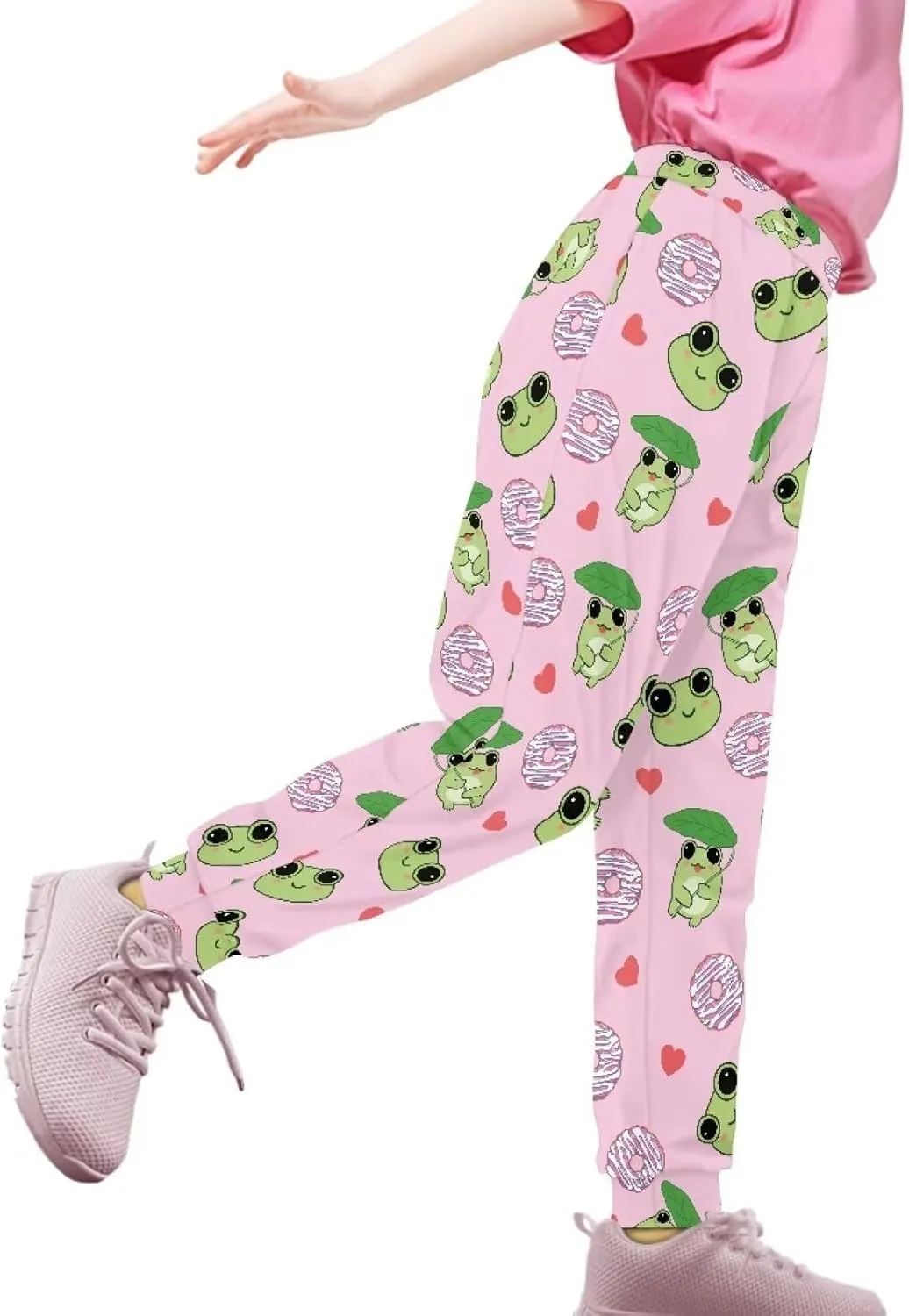 Girls' Sweatpants Active Yoga Pants Super Soft Athletic Performance Jogger Pants Size 4-15