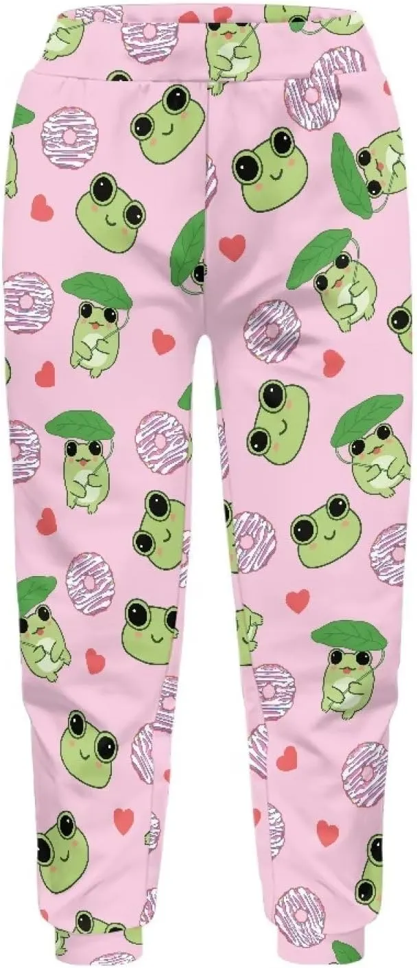 Girls' Sweatpants Active Yoga Pants Super Soft Athletic Performance Jogger Pants Size 4-15
