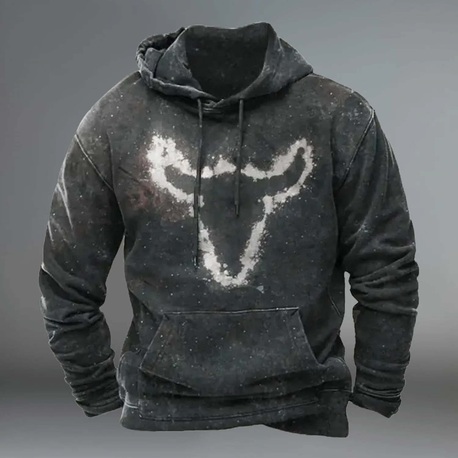 Hoodies For Men Winter Casual Loose Solid Hooded Sweater Top Black Jacket Men Black Sweater Hoodies For Youths Black