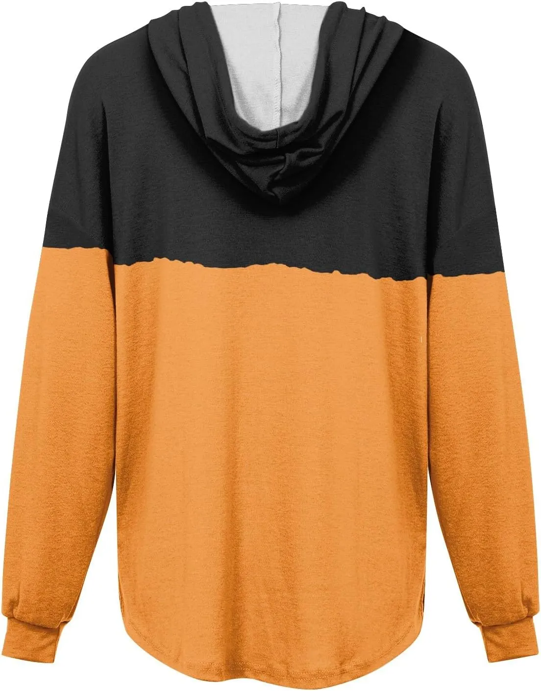 Hoodies For Women 2023 Drawstring Hooded Football Sweatshirts Long Sleeve Solid Sport Loose Fit Pullover Tos Fashion Shirt