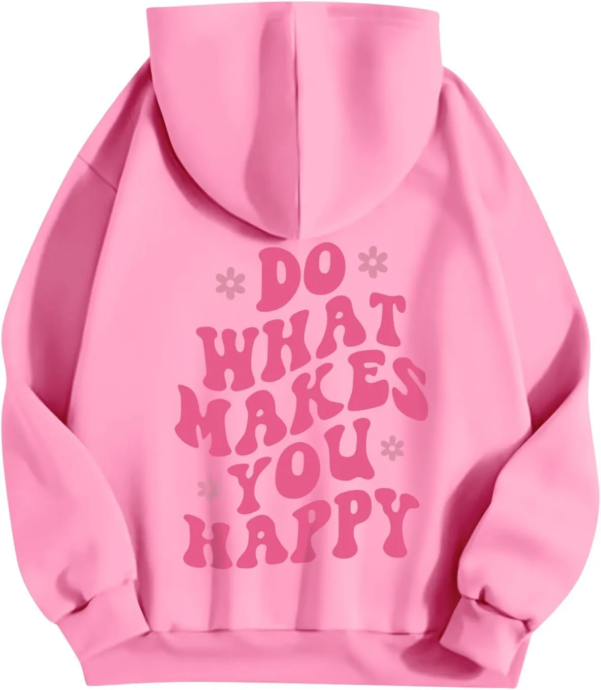 Hoodies for Women Plus Size Casual Long Sleeve Sweatshirts Drawstring Tops Loose Print Pullovers with Pocket