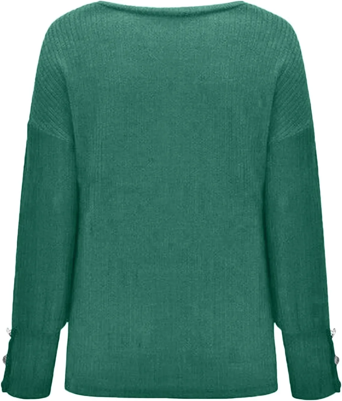 iLH Sweaters for Women 2024 Plus Size Ribbed Knit Sweater Crewneck Long Sleeve Pullover Shirts Comfort Jumper Shirt Tops