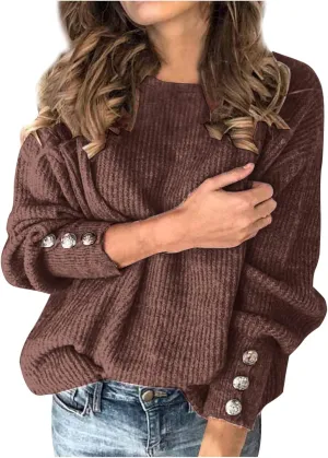 iLH Women's Sweater 2024 Oversized Turtleneck Sweater Casual Cable Knit Pullover Tops Fall Winter Trendy Chunky Shirts