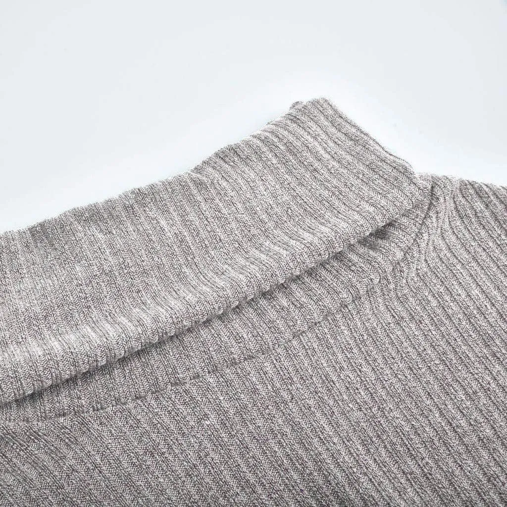iLH Women's Sweater 2024 Oversized Turtleneck Sweater Casual Cable Knit Pullover Tops Fall Winter Trendy Chunky Shirts