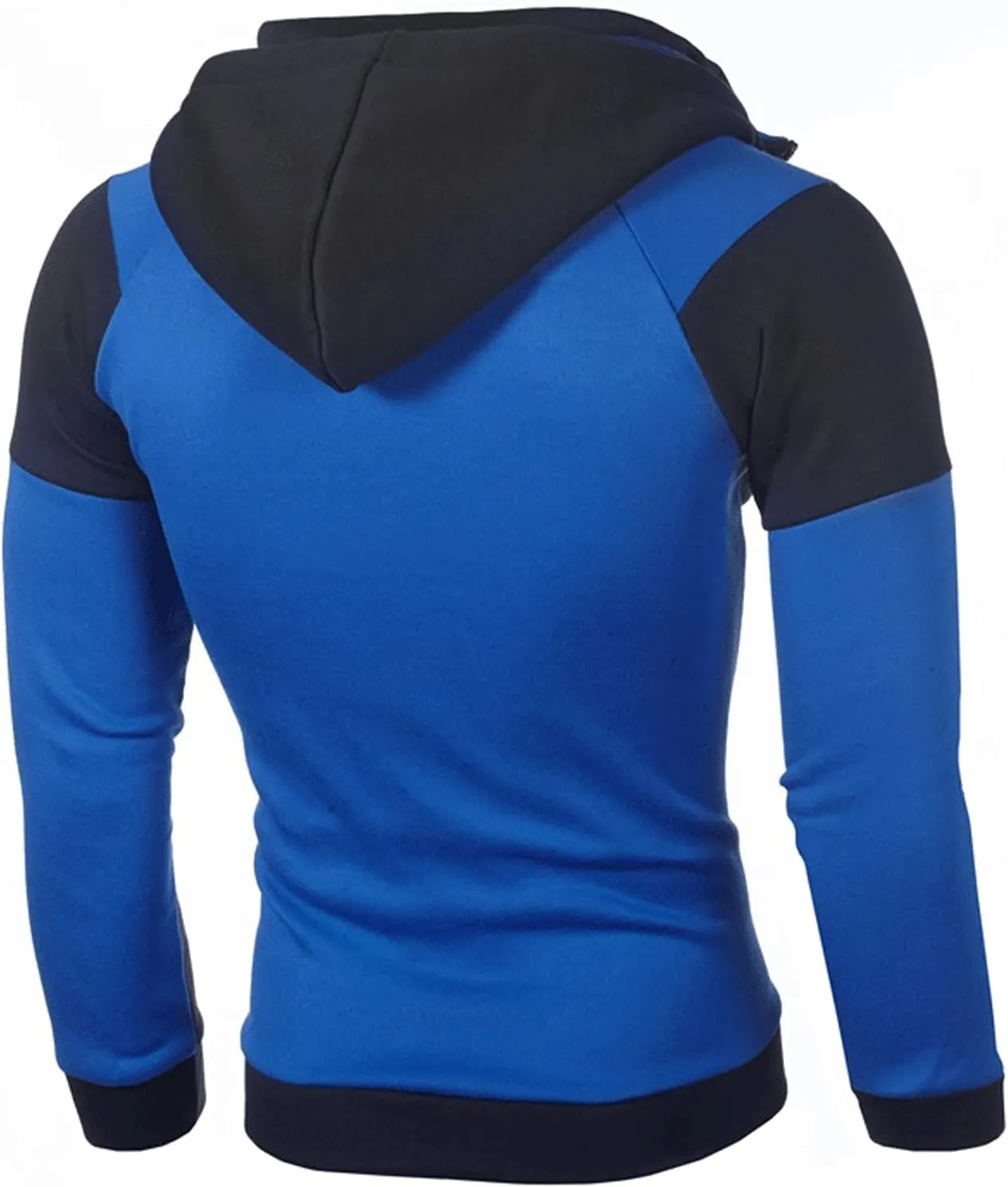 Jackets For Men With Hoodie Long Sleeve Hooded Sweatshirt Sports Outdoor Running Biking With Zip Pockets, S-4XL