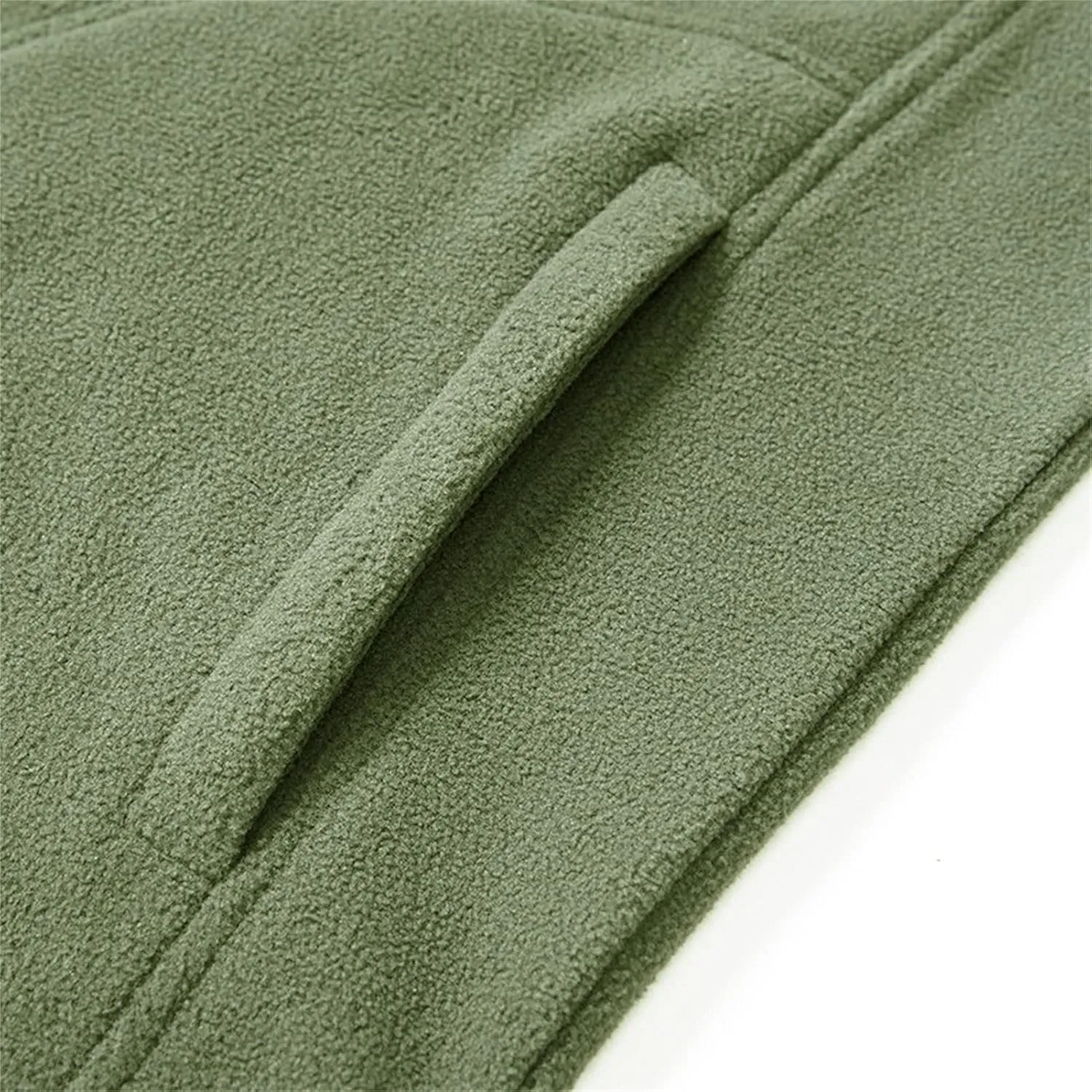 JEShifangjiusu Men'S Hoodie Fleece Jacket Warm Winter Long Sleeve Sweatshirt Lightweight Full Zip Soft Outdoor Overcoat