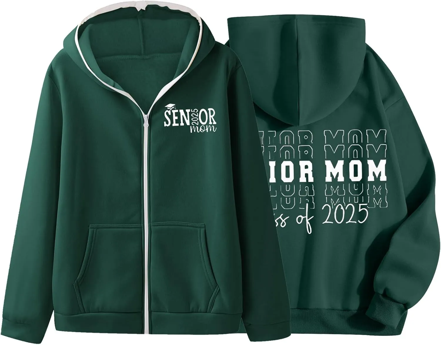 Jesus Loves You Zip Up Hoodie Men Trust in The Lord Sweatshirt Letter Print Preppy Coat Long Sleeve Jacket