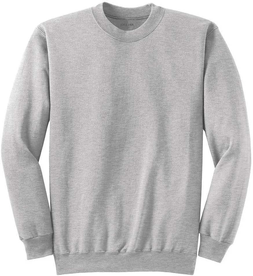 Joe's USA Men's Soft & Cozy Crewneck Sweatshirts in 32 Colors. Sizes S-5XL