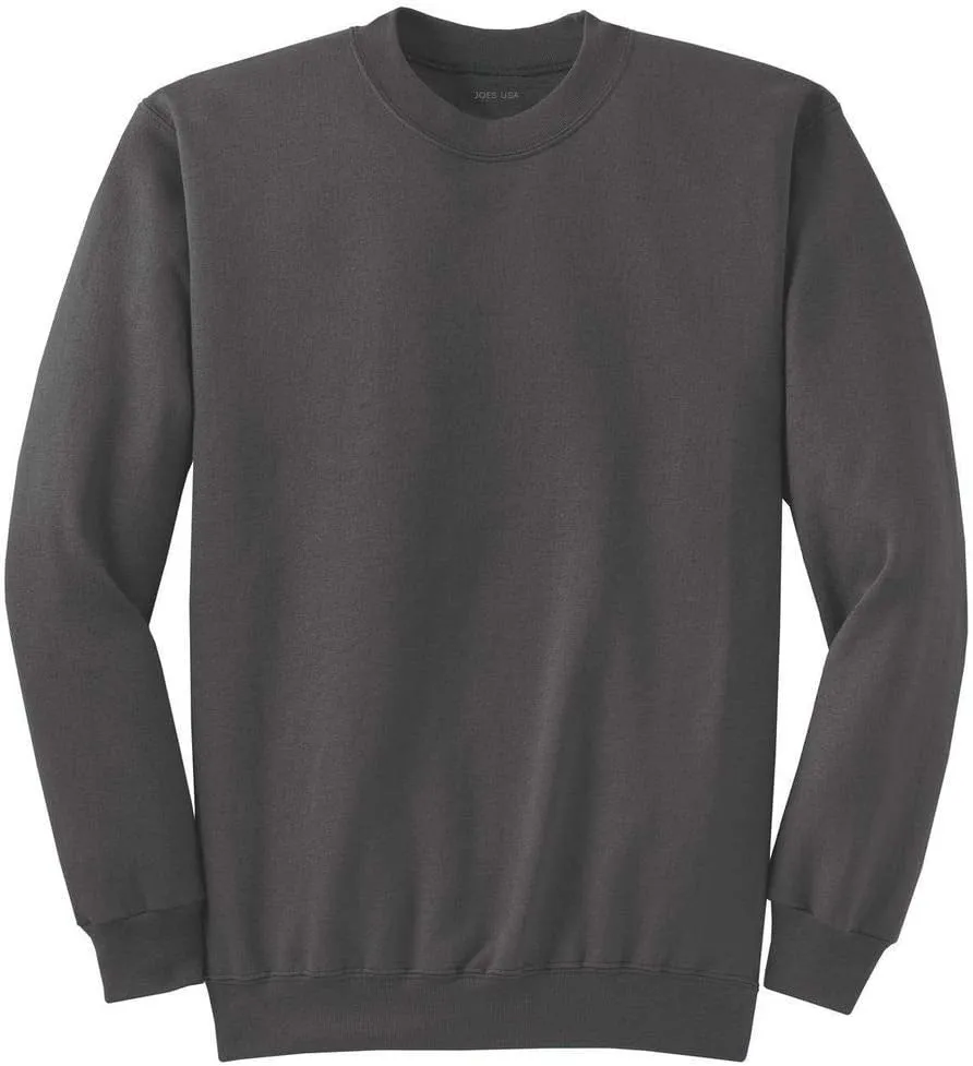 Joe's USA Men's Soft & Cozy Crewneck Sweatshirts in 32 Colors. Sizes S-5XL