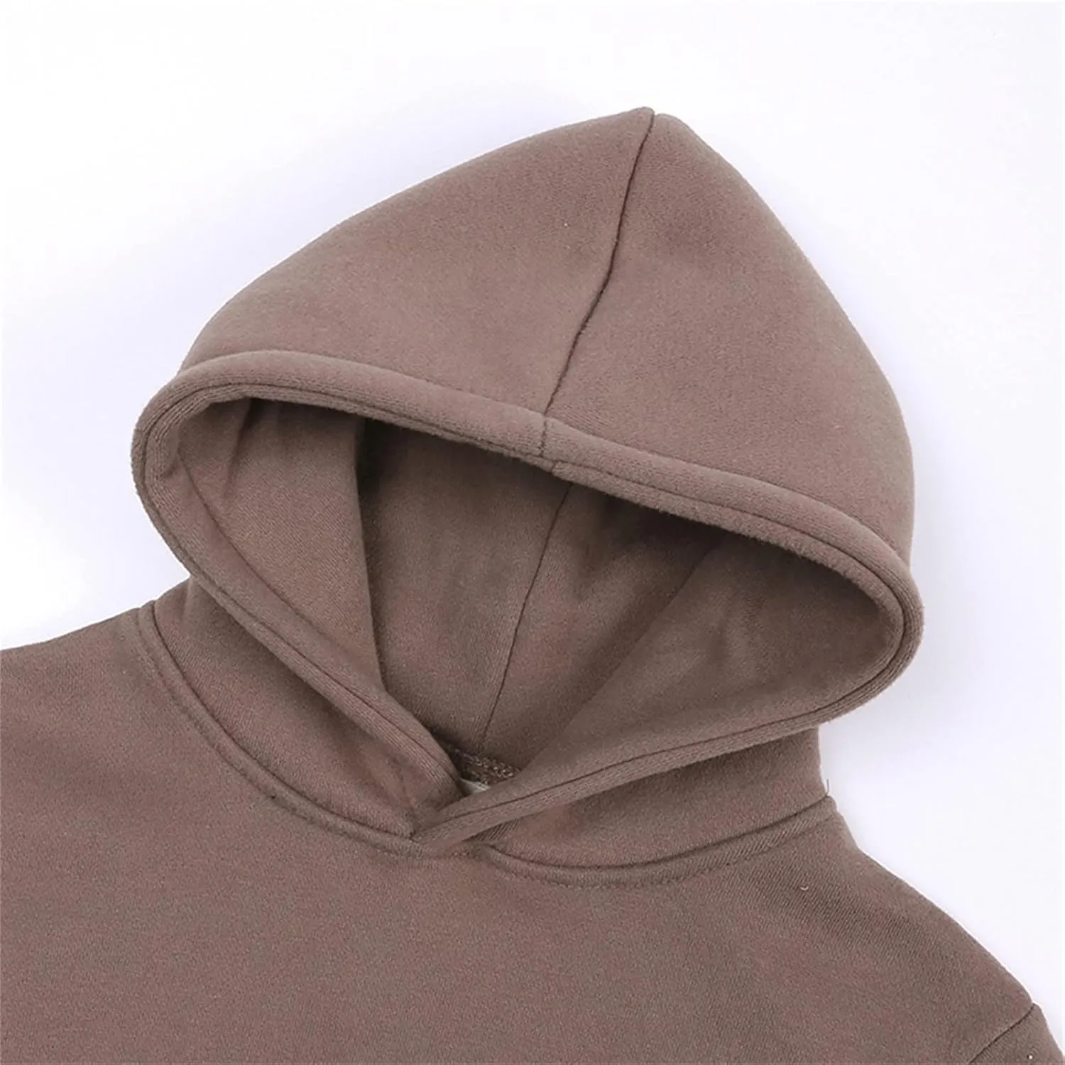 Kids Soft Brushed Fleece Hooded Sweatshirts Active Pullover Hoodie for Boy Girl Basic Solid Cotton Hoodie for Toddler