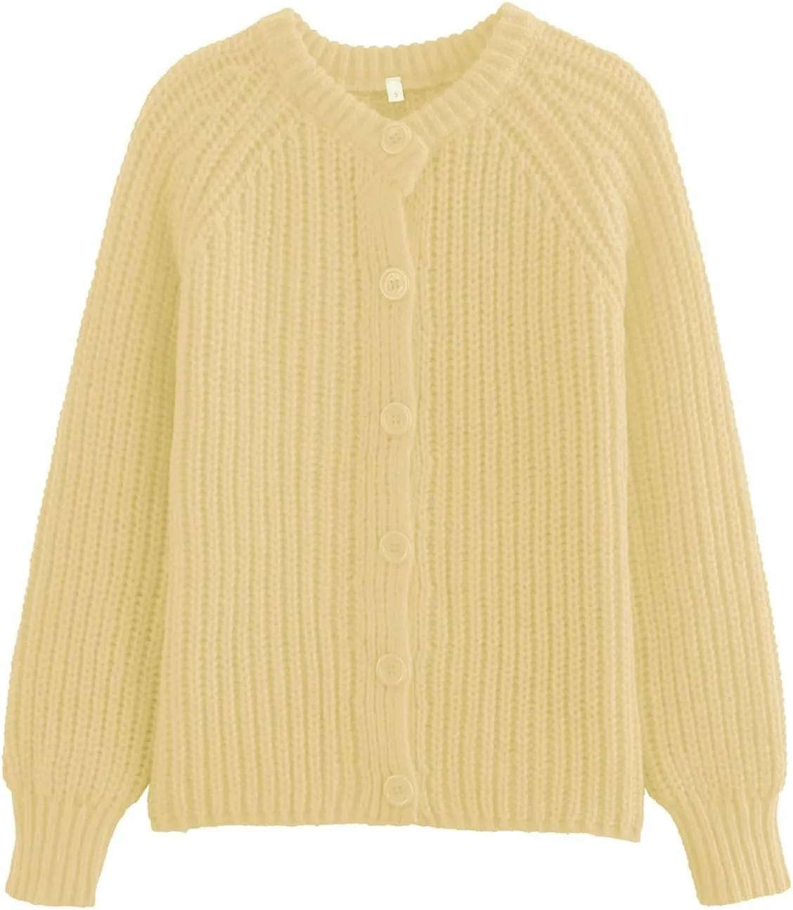 Knit Sweaters for Women Cropped Open Front Long Sleeve Cardigans Casual Button Down Coat Y2K Fall Outfits 2024