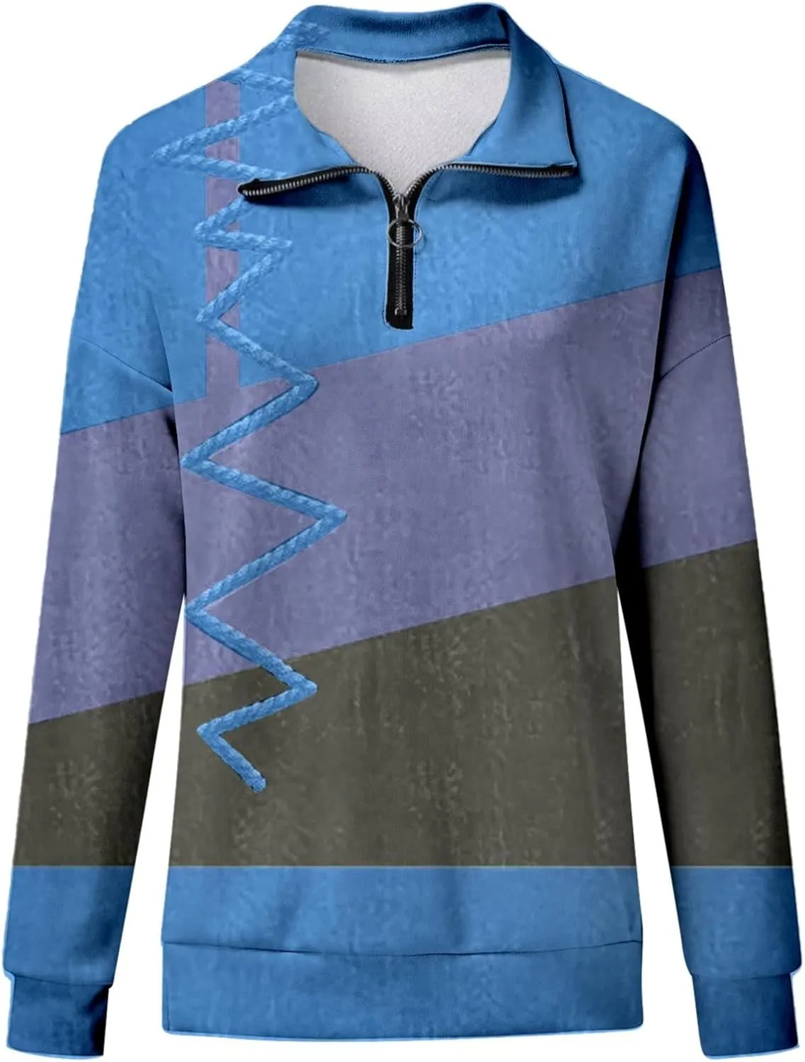LCMTWX Oversized Sweatshirt for Womens Half Zip Pullover Long Sleeve Quarter Zip Hoodie Sweater Teen Girls Trendy Clothes