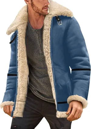LCMTWX Winter Coats for Men Jackets Coat Leisure Plus Size Hat Zip Pocket Cotton-Padded Warm Soft Hooded Jacket Coat