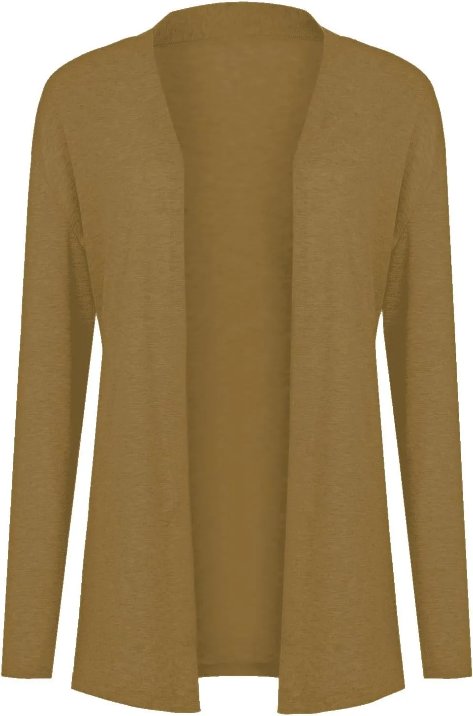 Long Sleeve Cardigan for Women Trendy Open Front Kimono Sweatshrits with Pockets Elastic Loose Fit Tunic Shirts