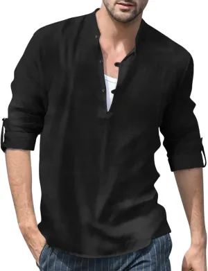 Long Sleeve Shirts for Men,Men's Casual Flannel Shirt Snap Shirt Buttondown Shirt Regular fit Jacket Pullover
