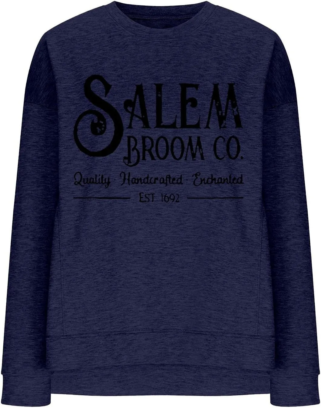 Loose Pullovers for Women Halloween Lightweight Letter Print Long Sleeve High Low Hem Sweatshirt Fall Workout Tops