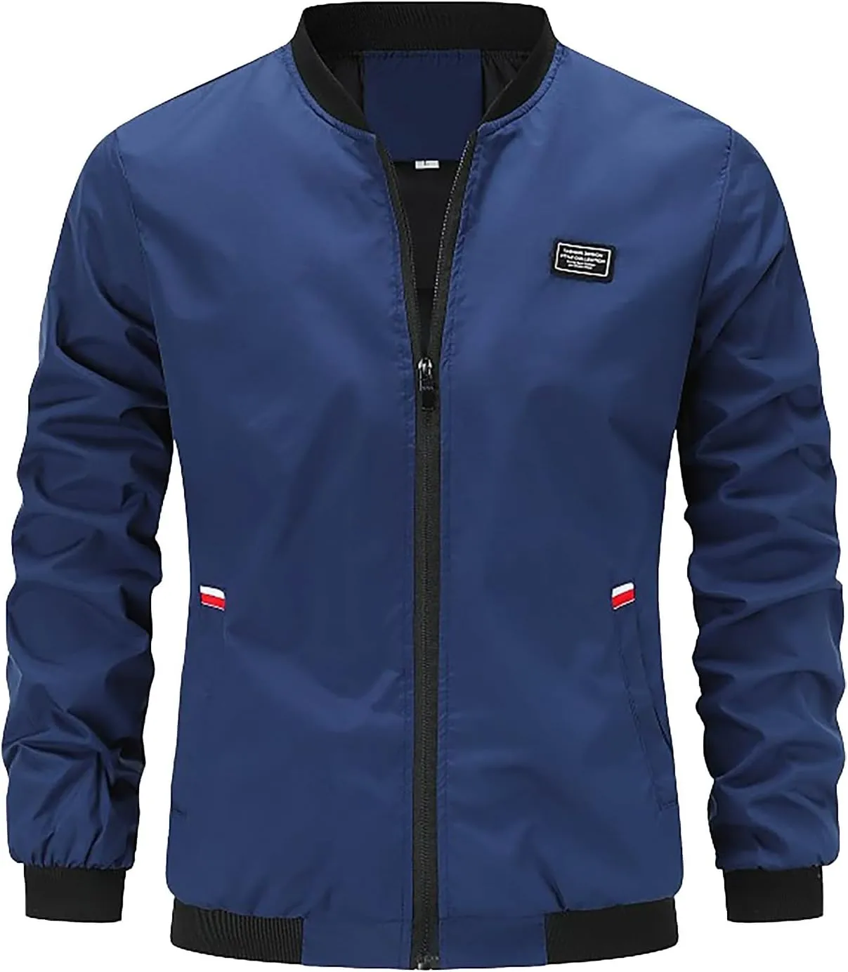 Men's Bomber Jacket Stylish Lightweight Softshell Flight Spring Fall Casual Jackets for Men Fashion Coat