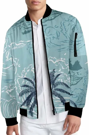 Mens Bomber Jacket Vintage Style Bomber Jacket Men Men's Casual Varsity Jacket Vintage Lightweight Bomber Jackets