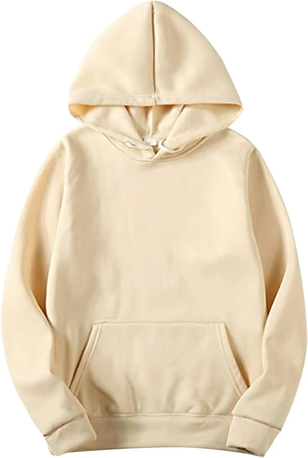 Men's Color Block Pullover Fleece Hoodie Men And Women Blouse Shirt Pullover Sweatshirts Casual Long Sleeve Shirts