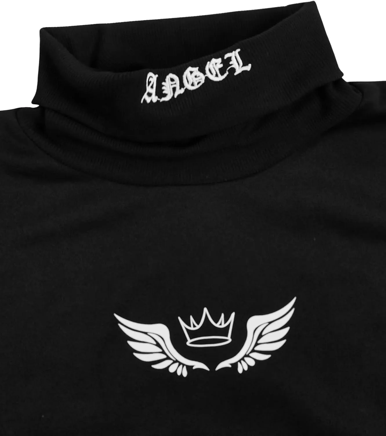 Men's Graphic Sweatshirts Gothic Turtleneck Long Sleeve Pullover Top