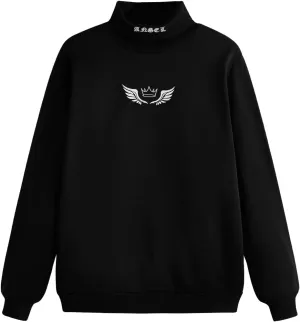 Men's Graphic Sweatshirts Gothic Turtleneck Long Sleeve Pullover Top