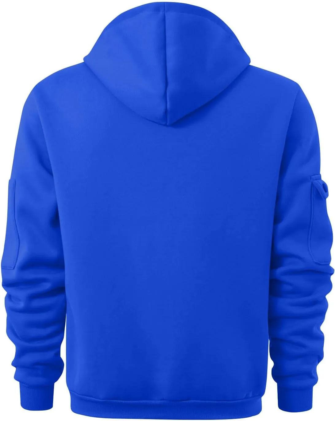 Mens Hoodies Quarter Zip Long Sleeve Tactical Sweatshirt Workout Pullover Shirt Loose Hooded Sweatshirt with Pockets