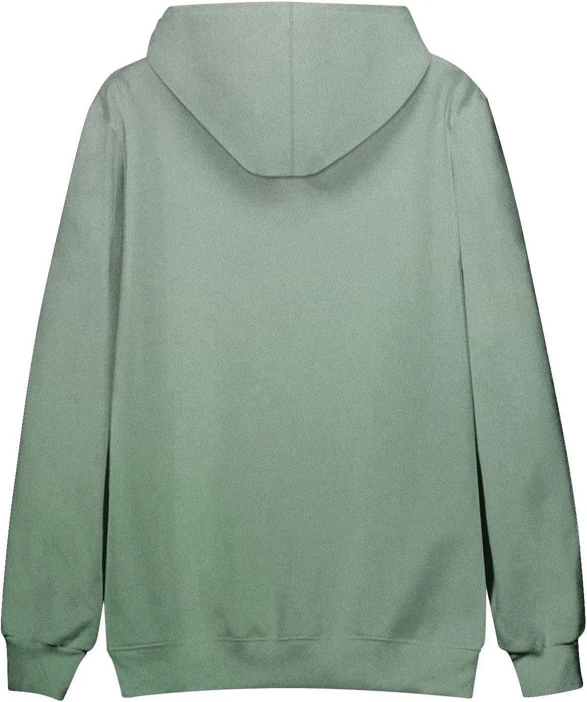 Men's Loose Long Sleeve Hoodies Sweatshirt Gradient Printed Hooded Sweatshirts Pocket Fall Winter Warm Pullover Tops