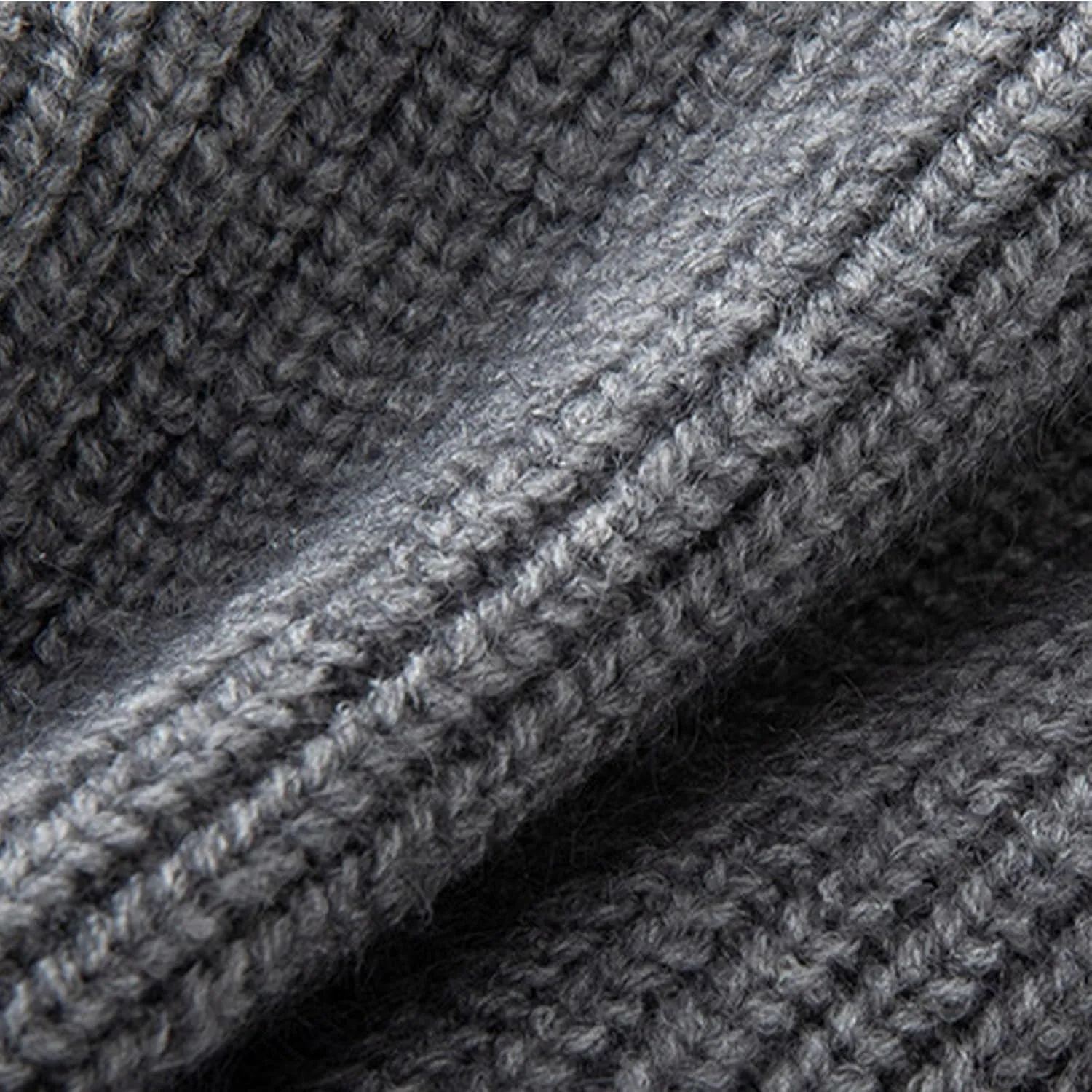 Men's Oversized Knitted Long Sleeve Crewneck Sweater Casual Drop Shoulder Knitwear Cozy Soft Classic Pullover Fall Winter Top