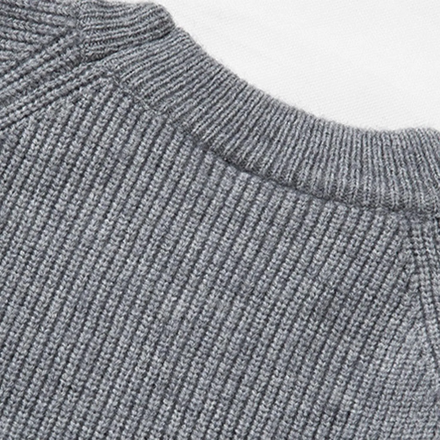 Men's Oversized Knitted Long Sleeve Crewneck Sweater Casual Drop Shoulder Knitwear Cozy Soft Classic Pullover Fall Winter Top