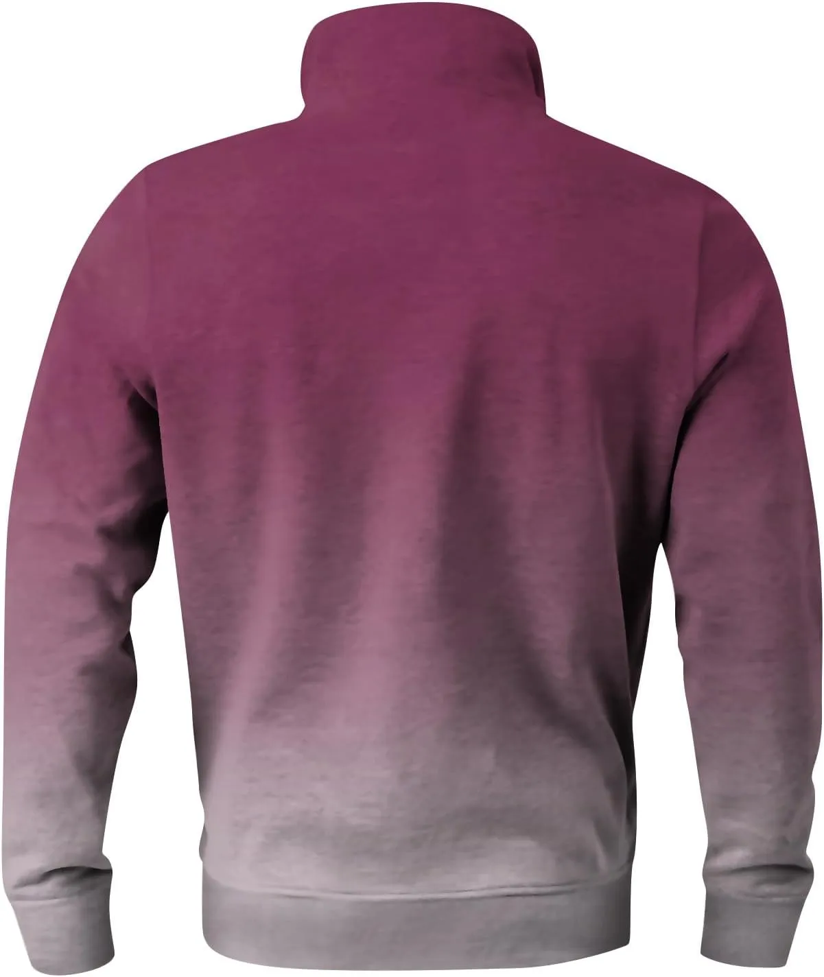 Men's Quarter Zip Casual Comfort Golf Running Sweater Lightweight Soft Pullover Collar Sweatshirt