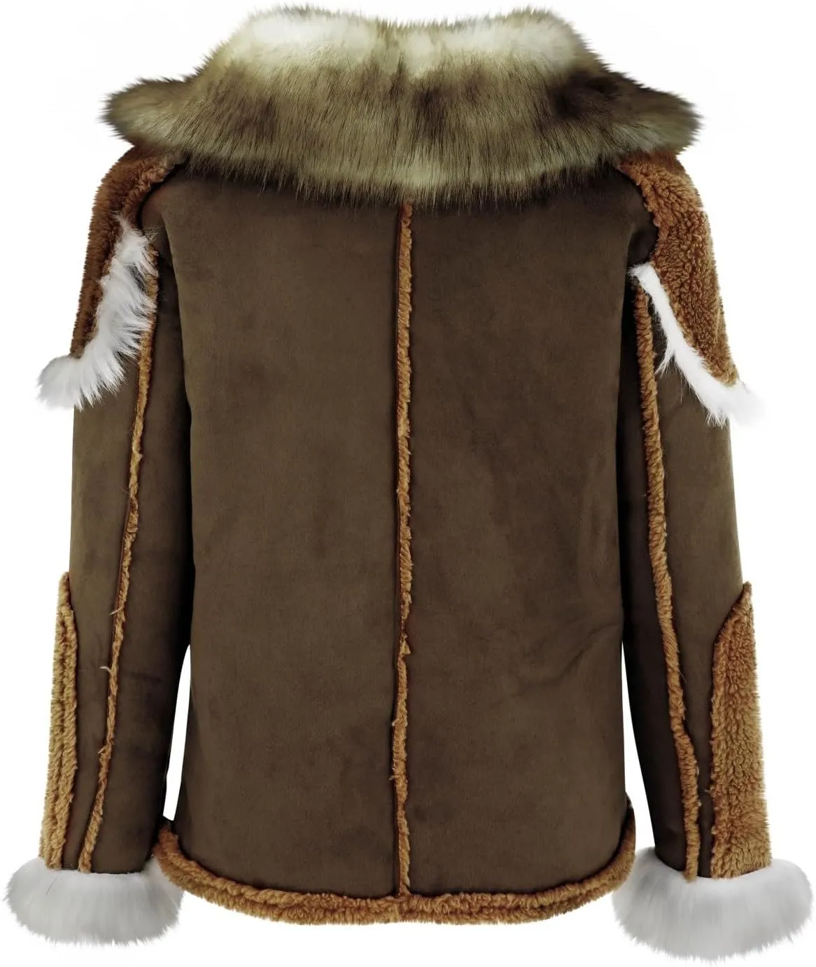 Mens Sherpa Lined Bomber Jacket with Fur Collar Heavyweight Bomber Jackets Big and Tall Warm Winter Coat Thick Parka