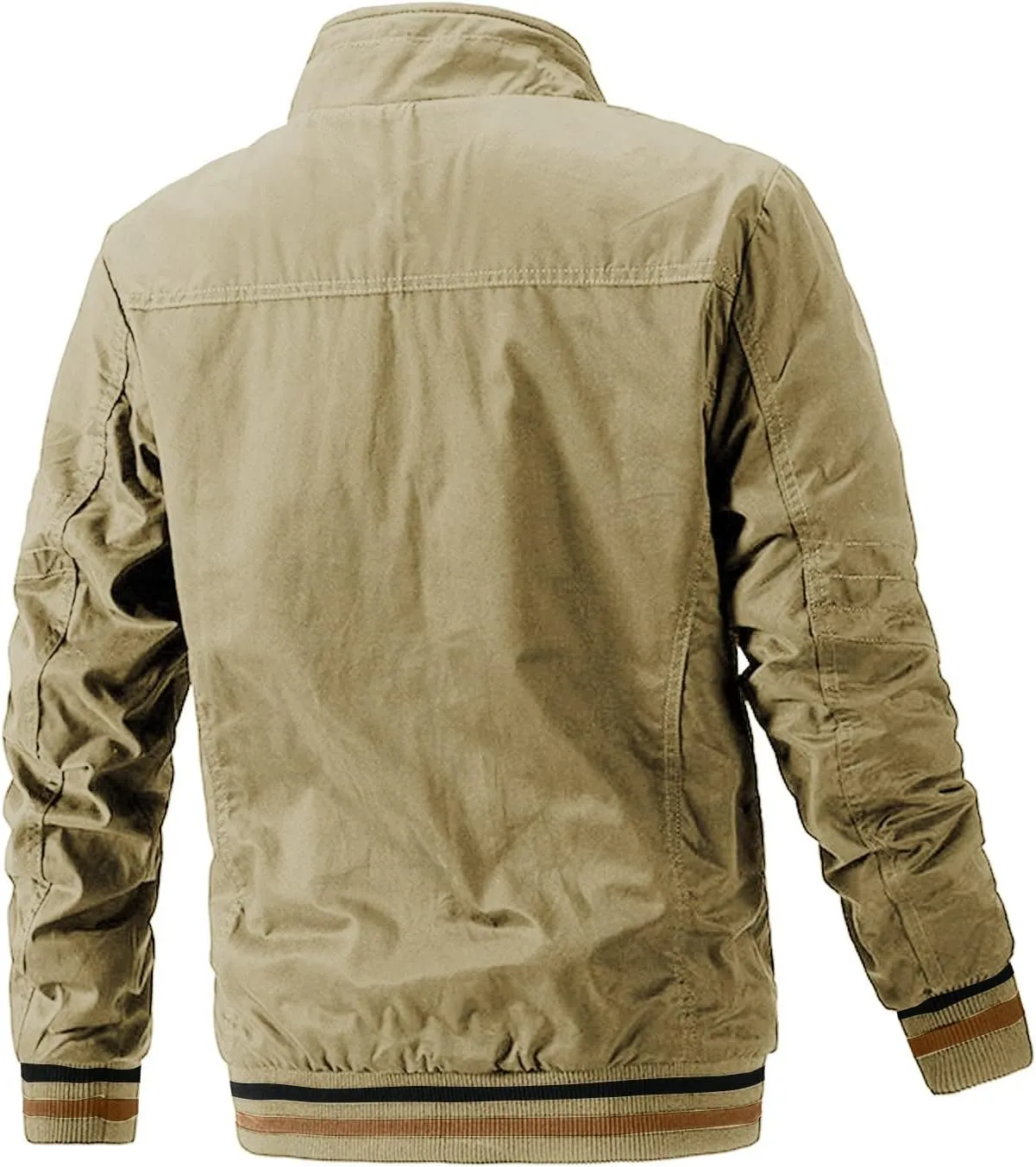 Men's Windbreaker Jacket Big and Tall Lightweight Stylish Reversible Jackets Casual Full Zip Up Work Dress Business, XL-5XL