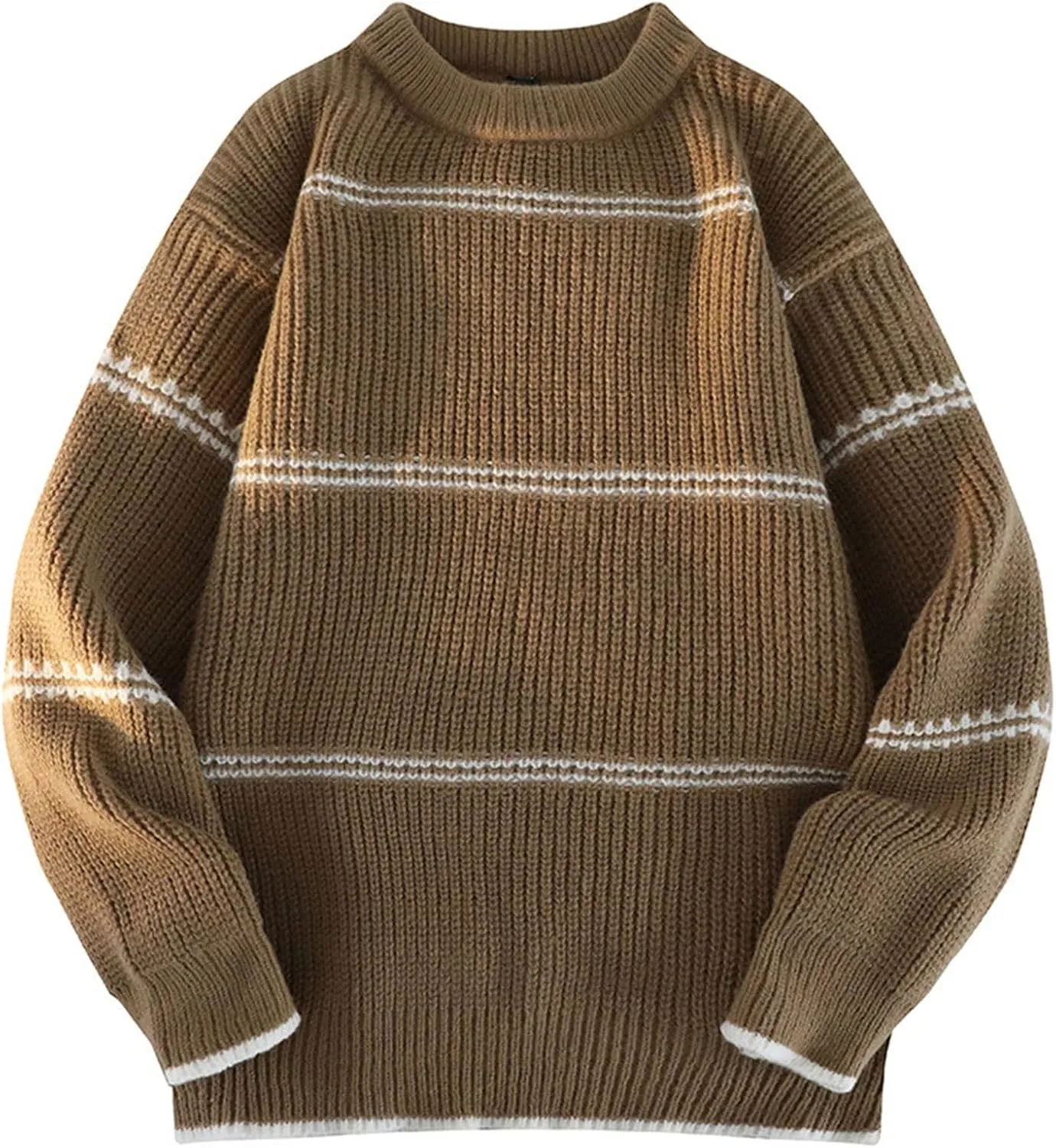 Mens Womens Oversized Turtleneck Sweater Chunky Knit Loose Fit Pullover Jumper Tops Unisex Chunky Warm Sweaters