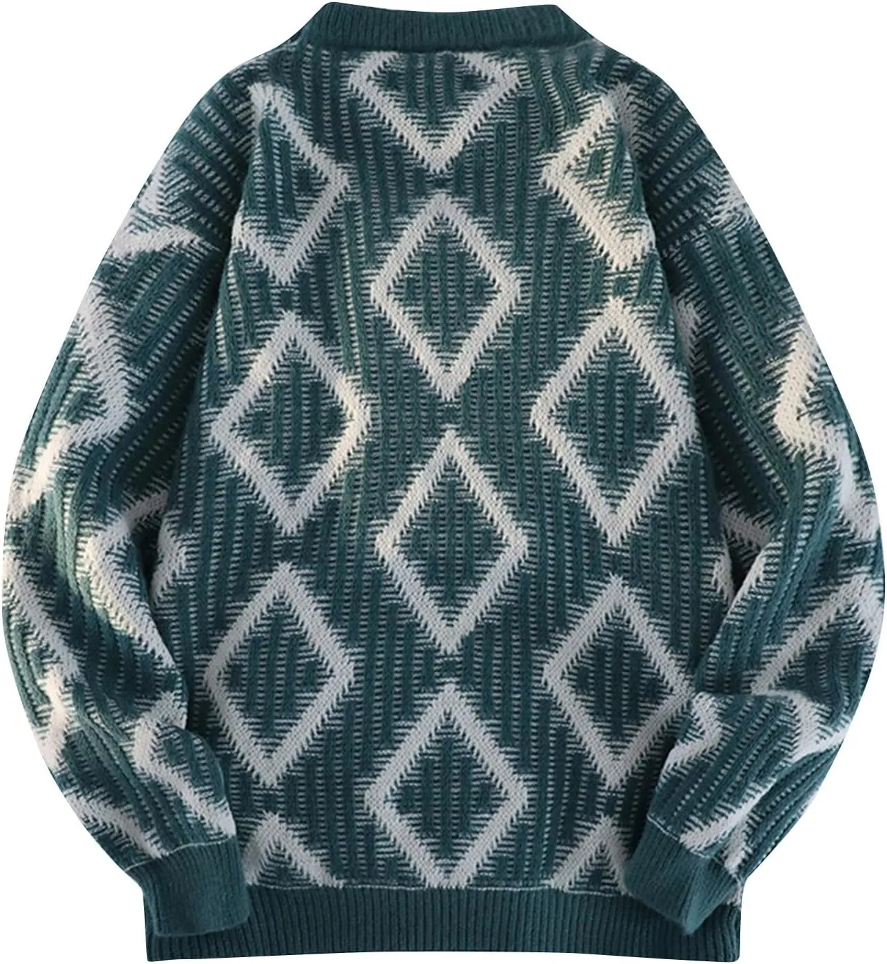 Mens Womens Oversized Turtleneck Sweater Chunky Knit Loose Fit Pullover Jumper Tops Unisex Chunky Warm Sweaters