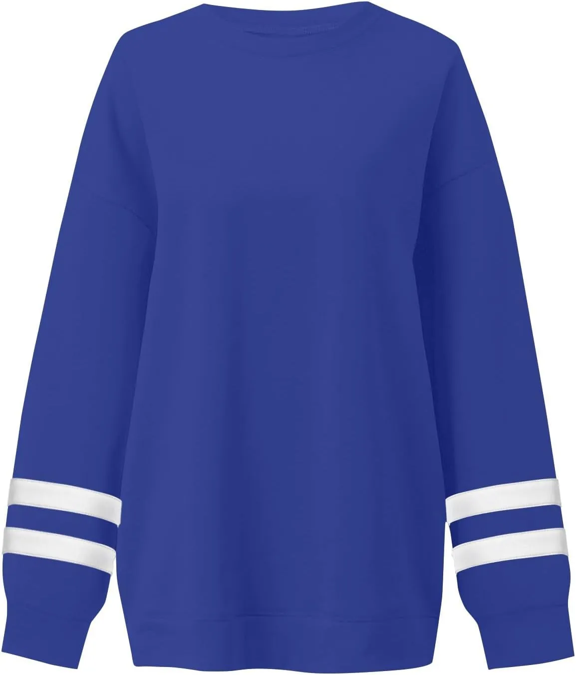 midelxp Womens Plus Size Sweatshirts Color Block Oversized Crewneck Sweatshirts Winter Warm Fleece Pullover Cute Fall Outfits