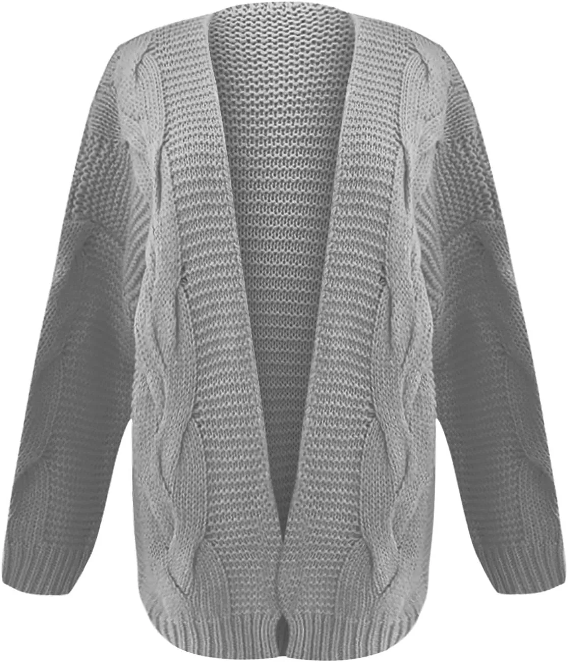 Oversized Cardigan for Women 2023 Long Sleeve Open Front Chunky Cable Knit Sweaters Loose Fit Slouchy Casual Cardigans