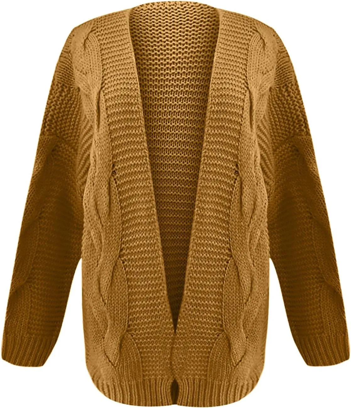Oversized Cardigan for Women 2023 Long Sleeve Open Front Chunky Cable Knit Sweaters Loose Fit Slouchy Casual Cardigans